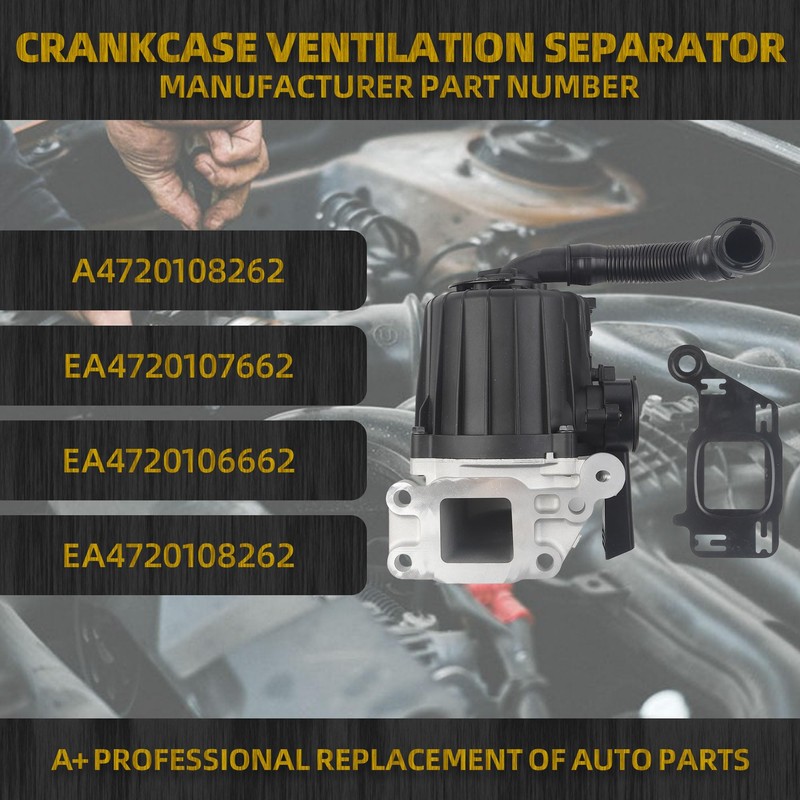 Dasbecan Crankcase Ventilation Separator for Freightliner Compatible with Detroit DD13