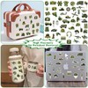 122PCS Camo Party Favors Set, 50 Stickers, 12 Assemble Stickers,