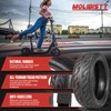 10x2.70-6.5 Scooter Tire,70/65-6.5 Tubeless Tire Electric Scooter Tires with Angled