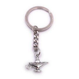 H-Customs Wunderlampe Keyring Pendant Silver Metal