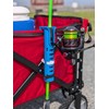 Fishing Rod Holders for Folding Wagon, Designed for Beach Fishing