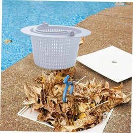 KONTONTY Portable Clogging Swimming Pool Filter Basket Efficient Leaves Debris Collector for Easy Pool Maintenance Durable Accessory for Clean Water
