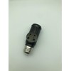 Figame 3 Prong Light Bulb Socket Plug Adapter, Polarized Bulb