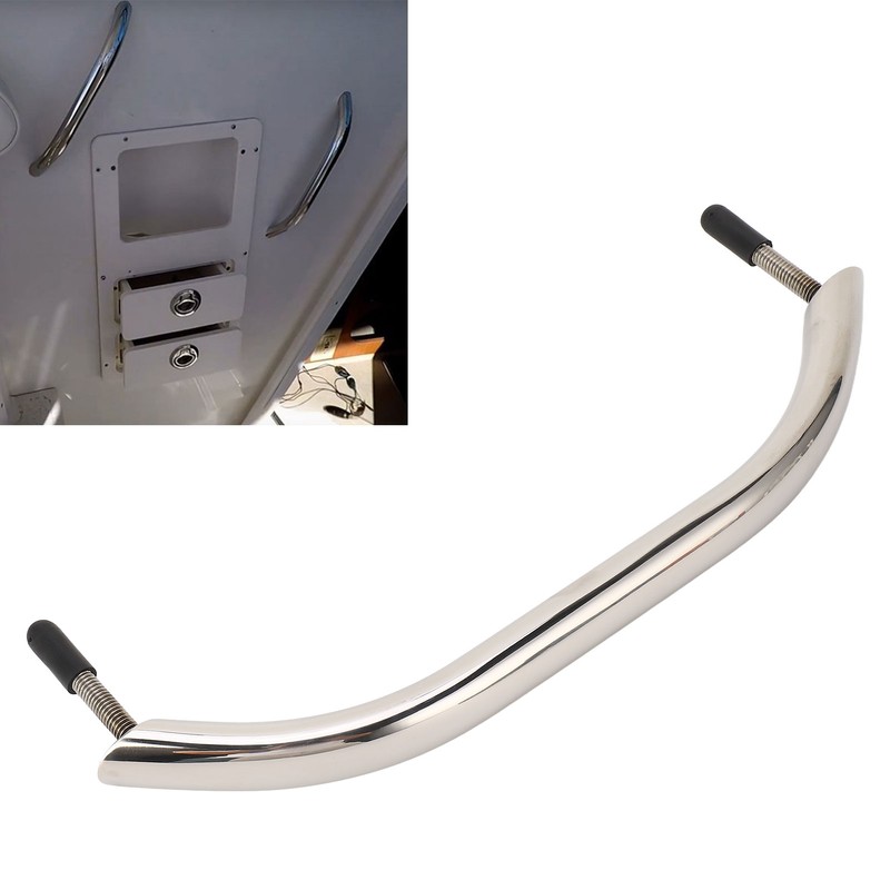 Boat Grab Bar Oval Tube 304 Stainless Steel Bright Polished