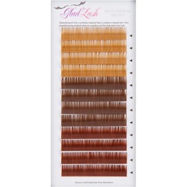 Glad Lash Professional Lashes - Shades of Brown B Curl 13mm