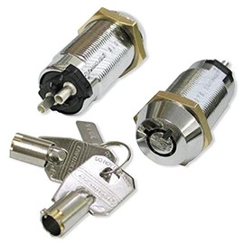 Seco-Larm SS-090-2H5 Enforcer SPST Tubular Key Lock, Shunt On Off, Key 1305