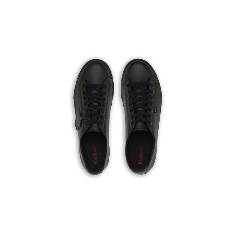 Kickers Kickers Mens Tovni Lacer Trainers Low-Top Sneakers, Black, 6.5