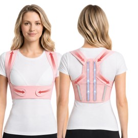 Back Brace Posture Corrector for Women - Adjustable Posture Brace for Women Under Clothes - Back Brace for Posture Upper Back Support - Invisible Comfort for Office Daily Wear - Comfortable Hunchback Slouching for Neck Shoulder Back Straightener(Medium)