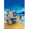PLAYMOBIL 6165 Schwarze AppKanone mit Seeräuber
