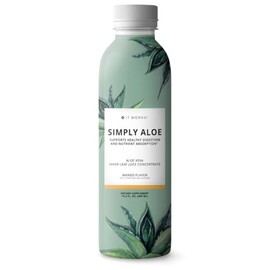 It Works! Simply Aloe - Mango Flavor - 15.2 Fl Oz - Refreshing, Nutritious Drink - Aloe Vera Inner Leaf Juice Concentrate - Supports Healthy Digestion, Nutrient Absorption, and Overall Wellness
