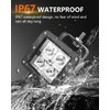 ADTOPI 3 Inch LED Spot Pod Lights and Hidden Front