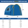 Pickup Truck Tent with Awning Shade,Waterproof PU5000mm Oxford for 5.5-6.3