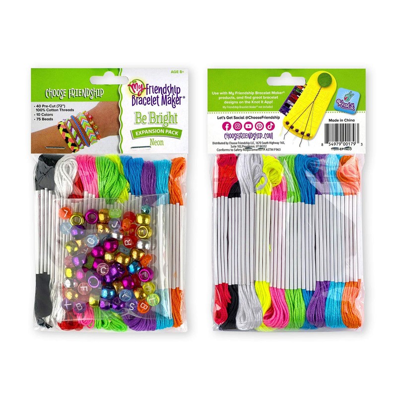 Choose Friendship, My Friendship Bracelet Maker Be Bright Expansion Pack,