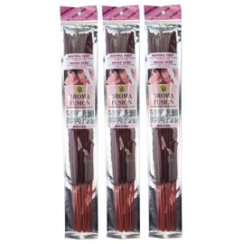 3 - Aroma Fusion 19"" Jumbo Hand Dipped Incense 10-Stick Packs - Mamma Baby Scent, Green, AF19CH3