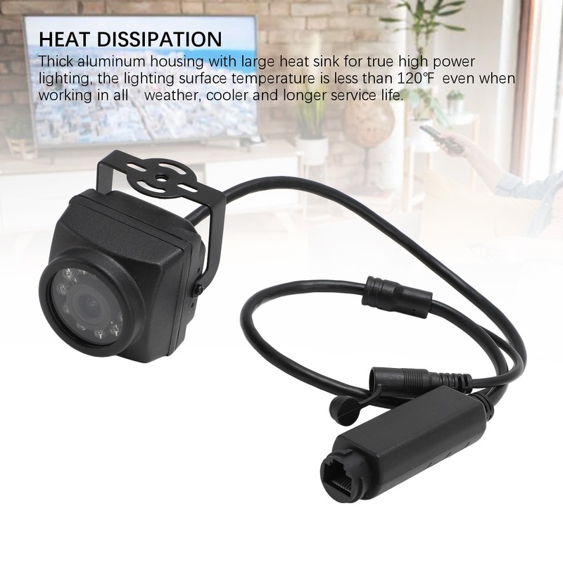 IR Illuminator Camera 8MP CMOS Image Sensor and 3.6mm Lens