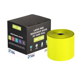 Healthy You Latex Free Resistance Band 50 Yard Rolls (Lime v2)