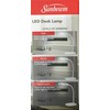 New SUNBEAM Flexible Neck LED Desk LAMP Adjustable Light Energy