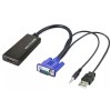 Unbranded VGA To HD 1080P Format Converter With Audio And