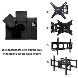 Szblnsm - Funda para TV al aire última intervensión de 40 pulgadas - 43 pulgadas - con tapa inferior - El material impermeable y resistente al polvo - se adapta mejor a tu televisor