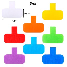 56 Pcs Multi-Color Cable Labels Write On Cord Labels Oval Cable Tags Wire Labels Cable Tags Cable Management and Identification Hook and Loop Wire Tags Wire Tags for Electronics Computers 8 Colors