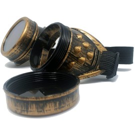 Steampunk Accessories, Steampunk Goggles 3 PCS Steampunk Glasses, Victorian Goggles for Cospaly Vintage Retro Steampunk Sunglasses Cyberpunk Gothic Welding Glasses for Festival Holiday Costumes