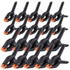 ASelected 20 Pcs Spring Clamps Nylon Spring Clamp Plastic Heavy