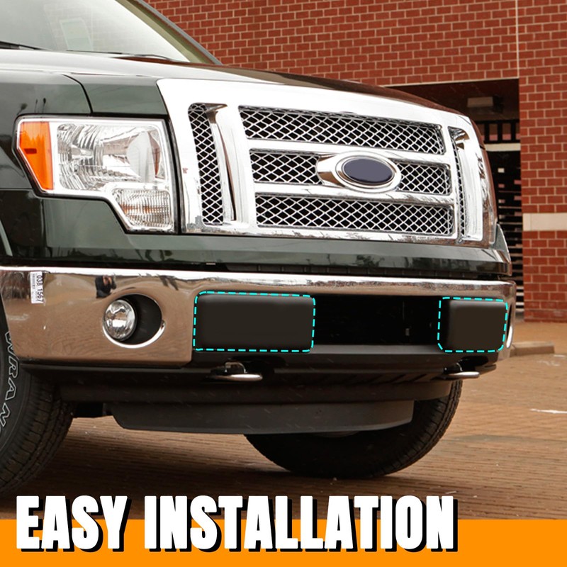 HAKA TOUGH Front Bumper Trim Center Cover Kit for Ford