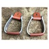 Hill Leather Company Aluminum 5 1/2" Angled Roping Saddle Stirrups