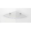 BSM Marketing SET OF 2 Wall Mounted Floating Acrylic Corner
