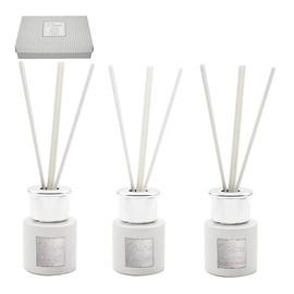 Desire Set Of 3 Diffusers, Pure Linen, White Lily Sandalwood & White Birch Fragrance By Lesser & Pavey