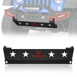 EYOUHZ for Wrangler JK Front Skid Plate Lower Guard Compatible with 2007-2018 Jeep Wrangler JK JKU Unlimited (Not Fits Original Factory Bumpers), Carbon Steel Bumper Cover Engine Protection Protector