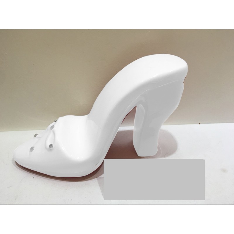Wurm Beautiful Money Box Bridal Shoe High Heel Ceramic Wedding