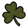 Tactical Irish Clover Patch Embroidered Applique Lucky Shamrock Iron On