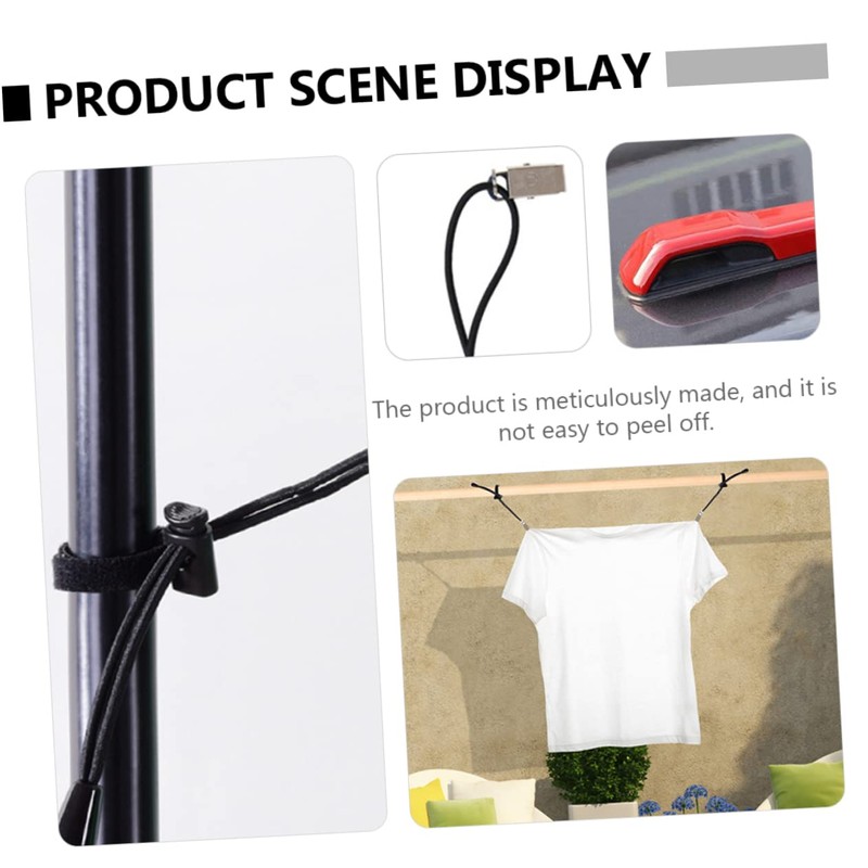 KICHOUSE 6pcs Backdrop Clip Windproof Background Cloth Hangers for Photos