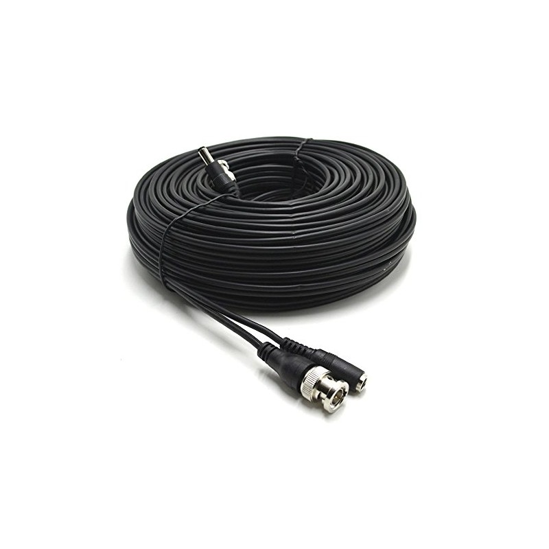 SSL Satellites 1m Black RG59 + Power Copper BNC Video