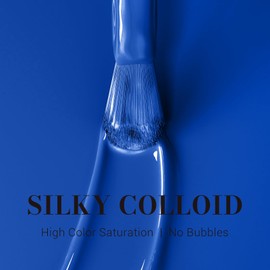 MelodySusie MelodySusie Sapphire Blue Gel Nail Polish,0.5fl oz Nail Polish Soak Off UV LED Royal Blue Gel Polish Gift for Women Nail Art Manicure Salon DIY Nail Design Decoration at Home-269-A2107