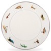Golden Rabbit Enamelware - Set of 4-8.5" Sandwich Plates (Fishing