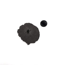 Brain Blooming Flowers Coronal Enamel Brooch Pin for Medical Student Doctor Psychology Neurology