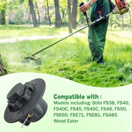 HSKLAADC C5-2 Trimmer Head for Stihl FS38 FS40 FS40C FS45 FS45C FS46 FS50 FSE60 Weed Eater Head Replaces 4006 710 2106, 4006 710 2103（2pack