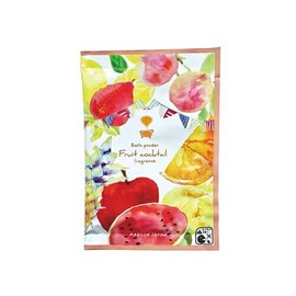 Bath Salt, Herbal Extra "Fruit Cocktail Scent", 0.7 oz (20 g) x 10 Packets Set