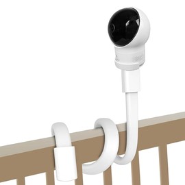 Baby Monitor Rotating Holder for Eufy Spaceview/Spaceview Pro/Eufy Spaceview S Video Baby Monitor Camera, Suitable for Cot Frame or Furniture, Eufy Spaceview Baby Camera Holder, No Drilling Required