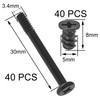 80 PCS Computer Case Fan Screws Kit for Radiator Fans