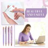 11 Pzs Lapiceros Diamante Bolígrafos Brillo Pluma Exterior Violeta