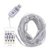 RIKOLOL Voice-Activated Music String Lights 5V 2m/78 20 LEDs USB