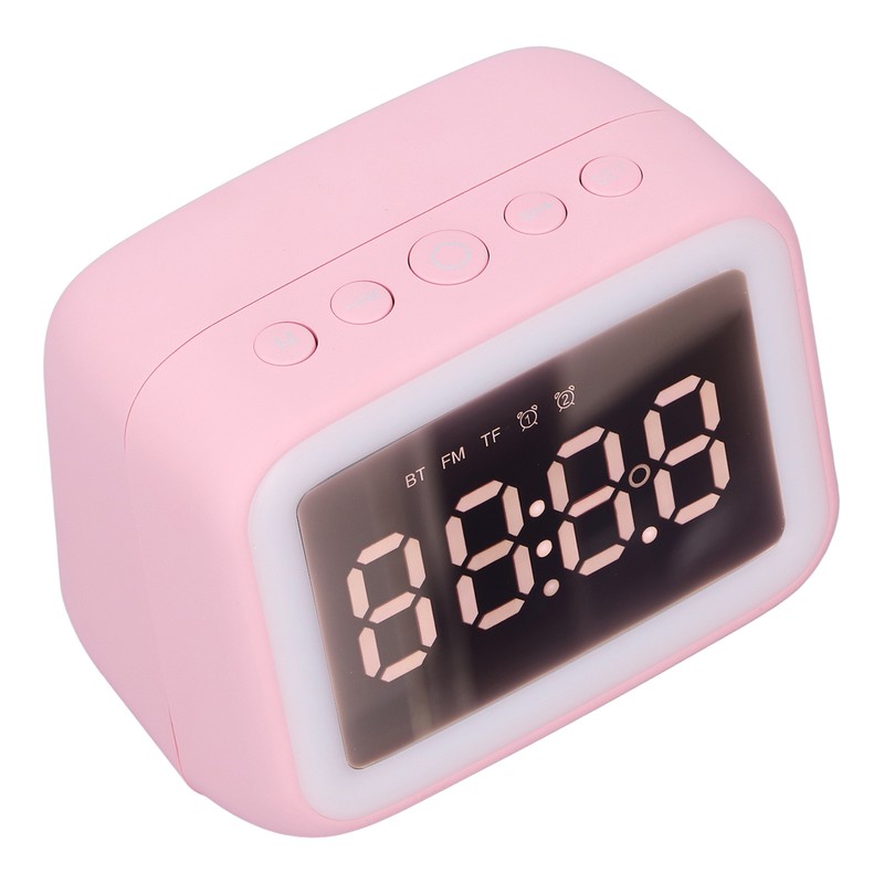 Alarm Clock Radio TF Card Music Player LED Night Light