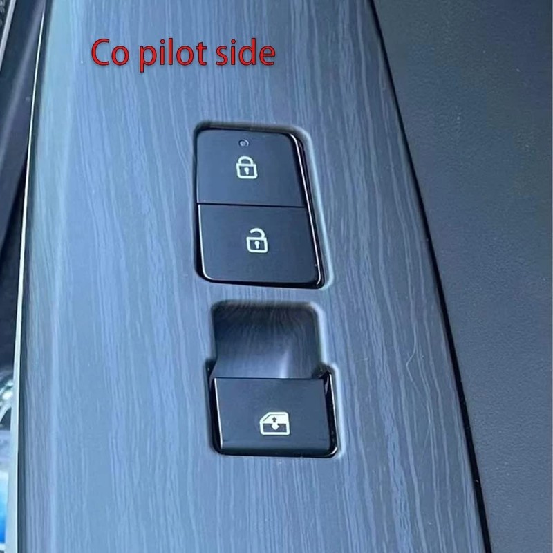 YOUTOOCAR Wood Grain Window Panel Switch Cover Car Side Window