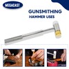 Megacast 6OZ Non-Sparking Brass & Nylon Gunsmith Hammer