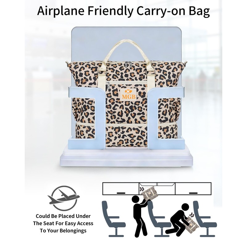 Weekender Bags for Women Travel, Carry On Personal Item Duffle