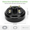 Golf Cart Heavy Duty Split Brake Drum and Rear Wheel