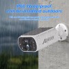 ANRAN CCTV Security Camera System 4MP Wireless Solar Panel Color